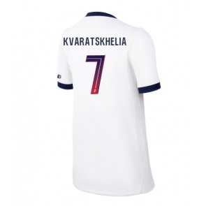 Paris Saint-Germain Khvicha Kvaratskhelia #7 Udebanetrøje Dame 2026-27 Kortærmet Paris Saint-Germain Khvicha Kvaratskhelia #7 Udebanetrøje Dame 2026-27 Kortærmet